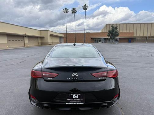 Midnight Black 2018 INFINITI Q60 3.0t Red Sport 400