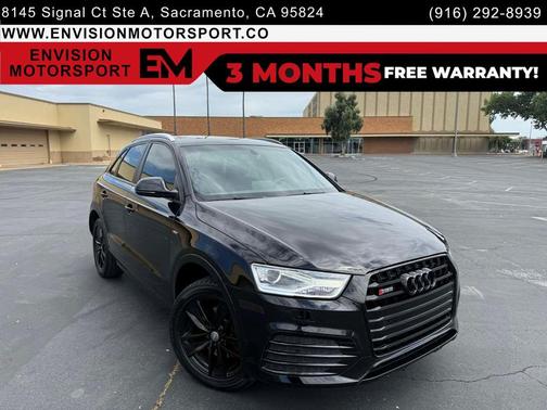 Mythos Black Metallic 2018 Audi Q3 S-Line Premium