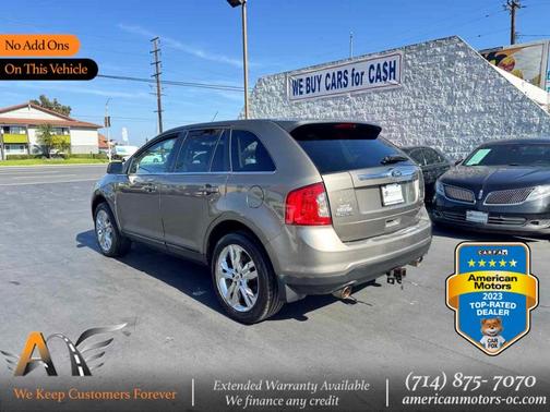 Mineral Gray Metallic 2013 Ford Edge Limited