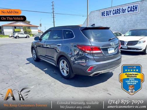 Night Sky Pearl 2017 Hyundai SANTA FE Limited Ultimate
