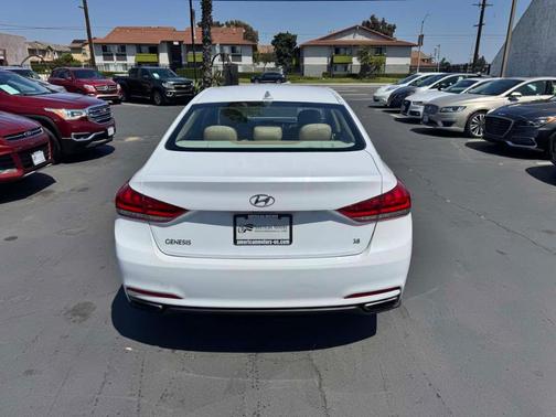 Casablanca White 2015 Hyundai Genesis 3.8
