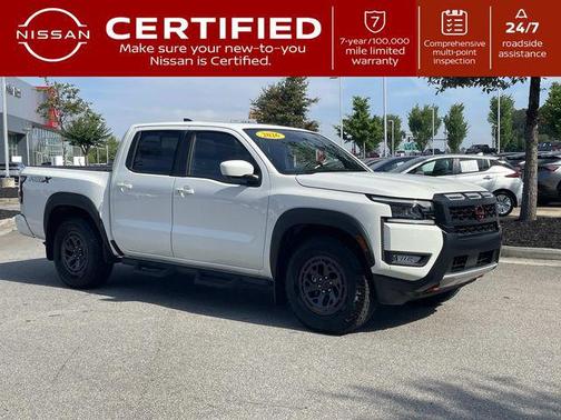 Glacier White 2026 Nissan Frontier PRO-X