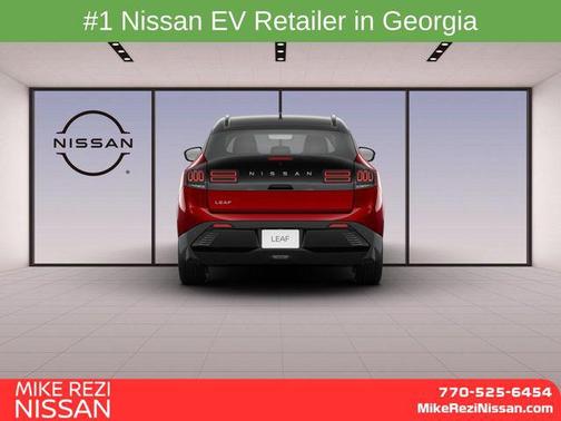 Coulis Red Metallic/Black 2026 Nissan Leaf PLATINUM+