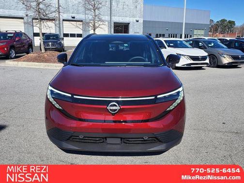 Coulis Red Metallic/Black 2026 Nissan Leaf PLATINUM+