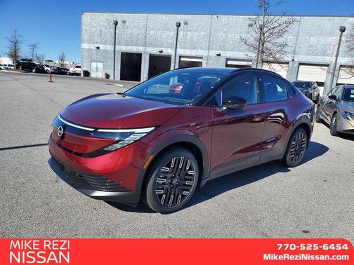 Coulis Red Metallic/Black 2026 Nissan Leaf PLATINUM+