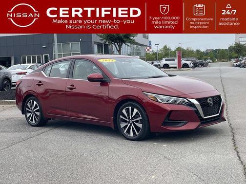 Scarlet Ember Tintcoat 2023 Nissan Sentra SV