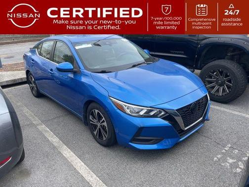 Electric Blue Metallic 2022 Nissan Sentra SV