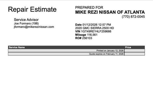 2020 GMC Sierra 2500 Denali