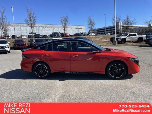Energetic Ember/Super Black 2026 Nissan Sentra SR