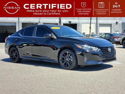 Super Black 2025 Nissan Sentra SR