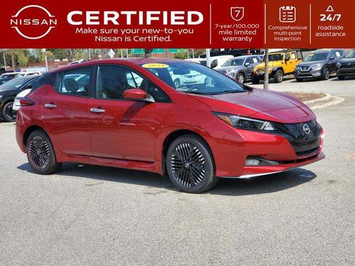 Scarlet Ember Tintcoat 2023 Nissan Leaf SV PLUS 60 kWh