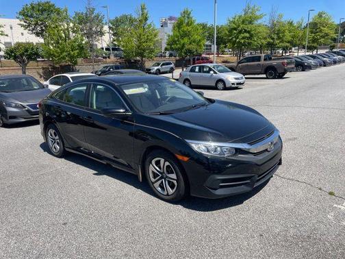 Black 2017 Honda Civic LX