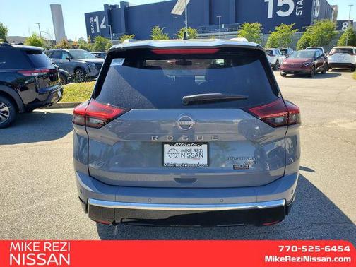 Boulder Gray/Super Black 2026 Nissan Rogue Platinum