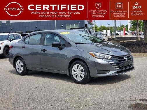 Gun Metallic 2025 Nissan Versa 1.6 S