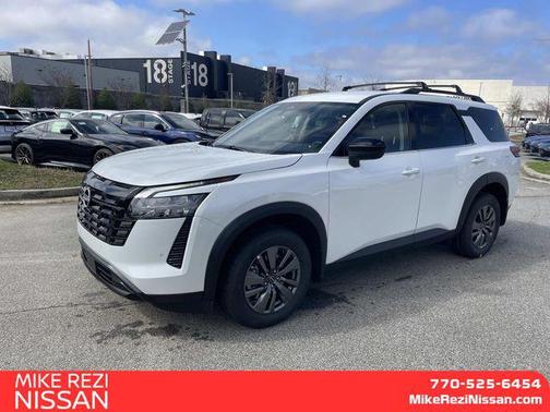 Everest White Pearl Tricoat 2026 Nissan Pathfinder SV