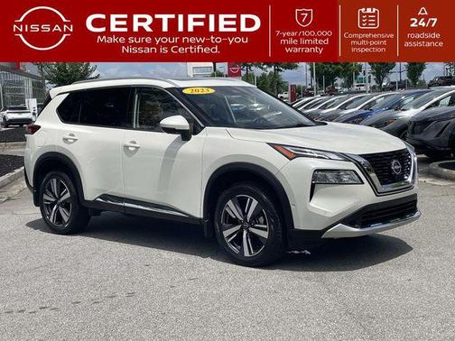 Pearl White Tricoat 2023 Nissan Rogue Platinum