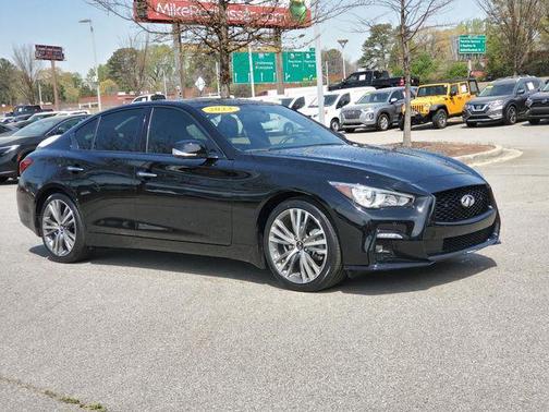 Black Obsidian 2023 INFINITI Q50 3.0t SENSORY
