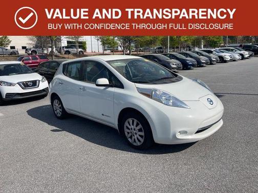 Glacier White 2015 Nissan Leaf S