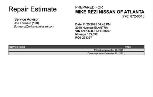 2018 Hyundai ELANTRA SE