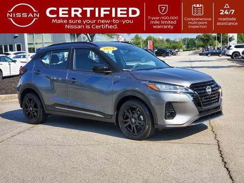 Gun Metallic 2024 Nissan Kicks SR