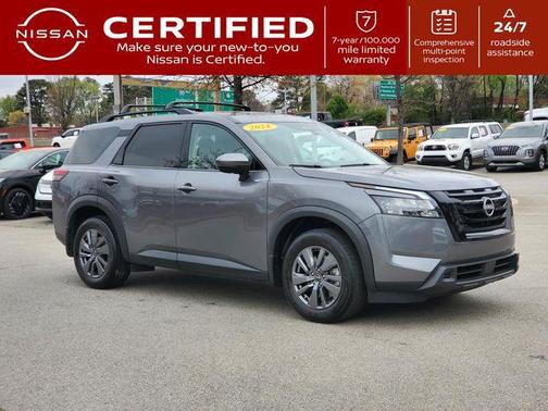 Gun Metallic 2024 Nissan Pathfinder SV FWD