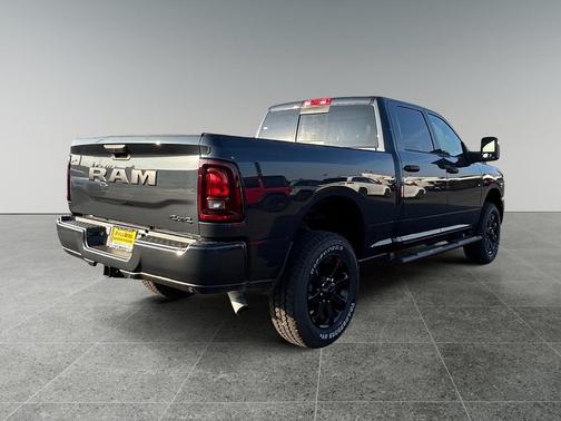 Forged Blue Metallic 2026 RAM 2500 Black Express Crew Cab 4x4 6'4' Box