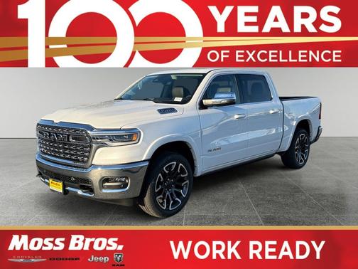 Ivory White Tri-Coat Pearlcoat 2026 RAM 1500 Longhorn