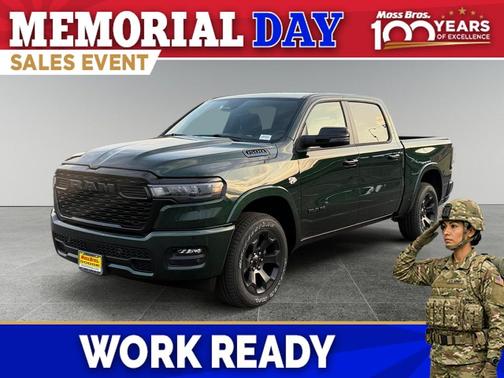 Serrano Green Metallic 2026 RAM 1500 Big Horn/Lone Star