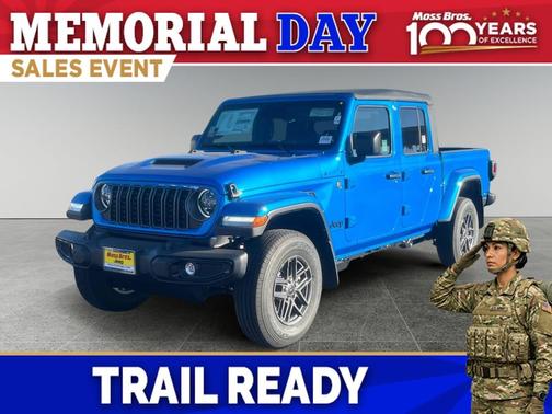 Hydro Blue Pearlcoat 2026 Jeep Gladiator Sport S