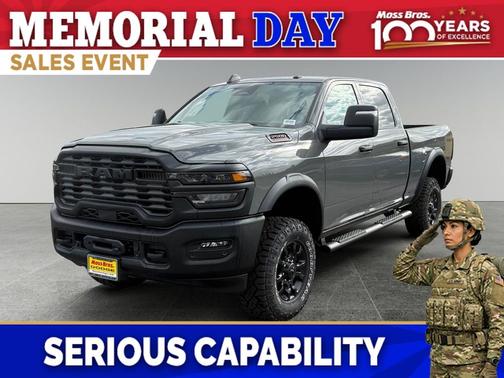 Ceramic Gray Clearcoat 2026 RAM 2500 Tradesman Crew Cab 4x4 6'4' Box