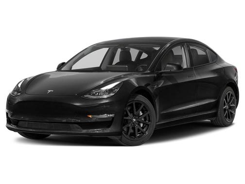 Solid Black 2022 Tesla Model 3 Performance