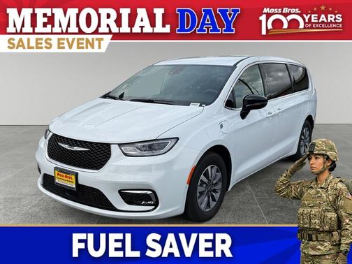 Bright White Clearcoat 2025 Chrysler Pacifica Hybrid Select