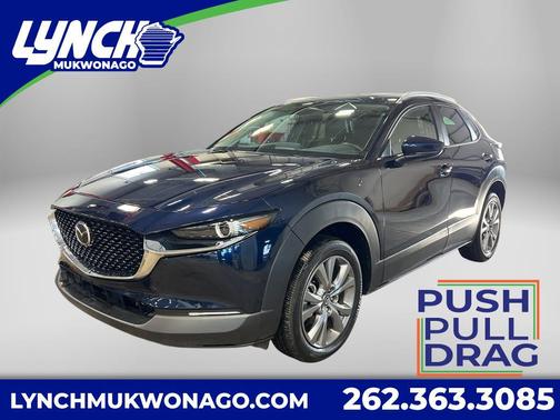 Deep Crystal Blue Mica 2025 Mazda CX-30 2.5 S Preferred Package