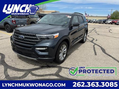 STONE BLUE METALLIC 2024 Ford Explorer XLT