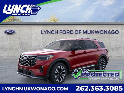 RAPID RED MET TINTED CC 2026 Ford Explorer Platinum