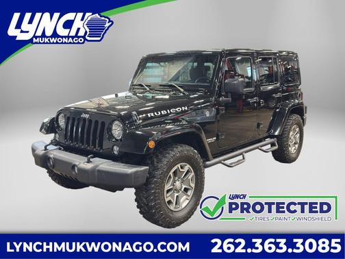 Black Clearcoat 2016 Jeep Wrangler Unlimited Rubicon