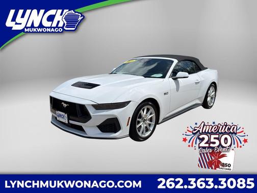 OXFORD WHITE 2025 Ford Mustang GT Premium