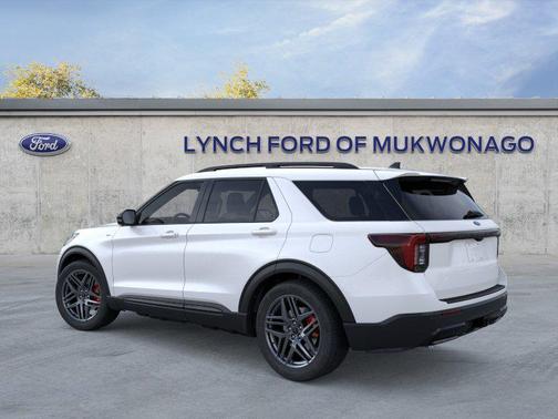 STAR WHITE MET TRI-COAT 2026 Ford Explorer ST-Line