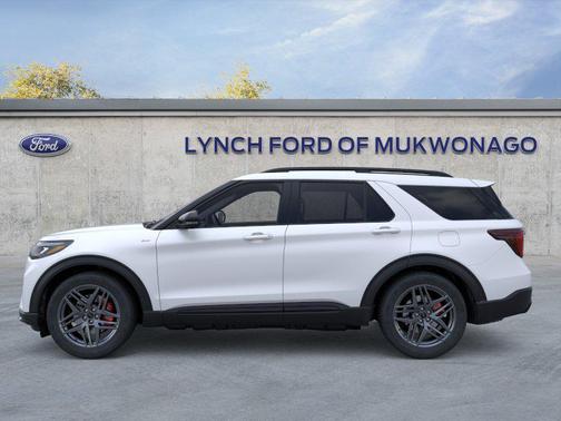 STAR WHITE MET TRI-COAT 2026 Ford Explorer ST-Line