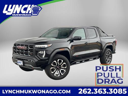 Onyx Black 2025 GMC Canyon AT4
