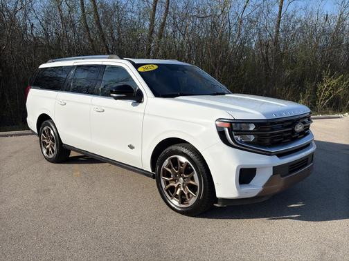 OXFORD WHITE 2025 Ford Expedition Max King Ranch