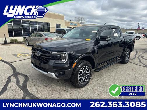 SHADOW BLACK 2024 Ford Ranger LARIAT