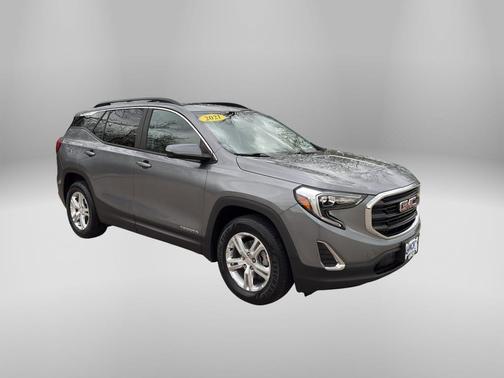 Satin Steel Metallic 2021 GMC Terrain SLE