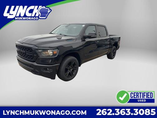 Diamond Black Crystal Pearlcoat 2023 RAM 1500 Big Horn/Lone Star