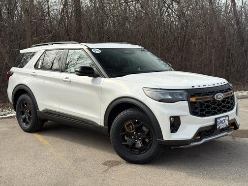 STAR WHITE MET TRI-COAT 2026 Ford Explorer Tremor