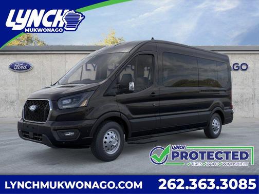 Agate Black Metallic 2026 Ford Transit-350 XLT