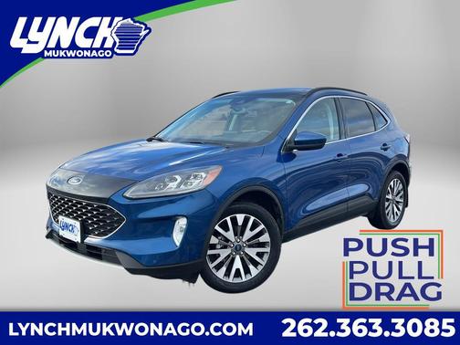 ATLAS BLUE METALLIC 2022 Ford Escape Titanium