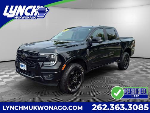 Shadow Black 2025 Ford Ranger LARIAT