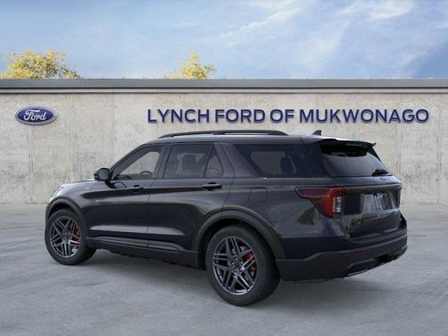 Agate Black Metallic 2026 Ford Explorer ST-Line
