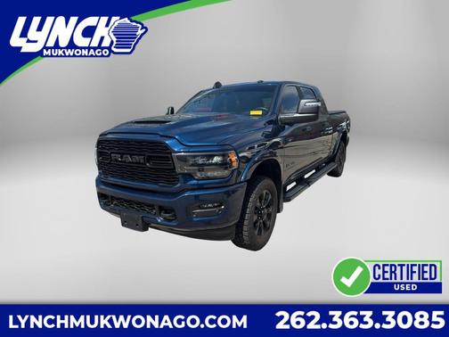 Patriot Blue Pearlcoat 2024 RAM 2500 Limited Mega Cab 4x4 6'4' Box